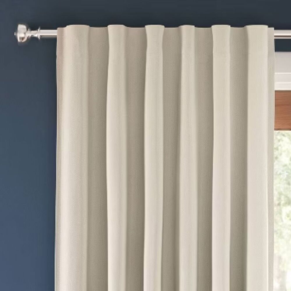 Threshold - 63"x50" Ashville Blackout Window Curtain Panel Cre Off-White